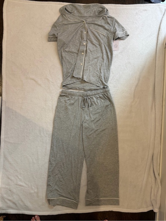 Other - Auden Cloud Knit Heather Gray Pajama Set XS NWT
